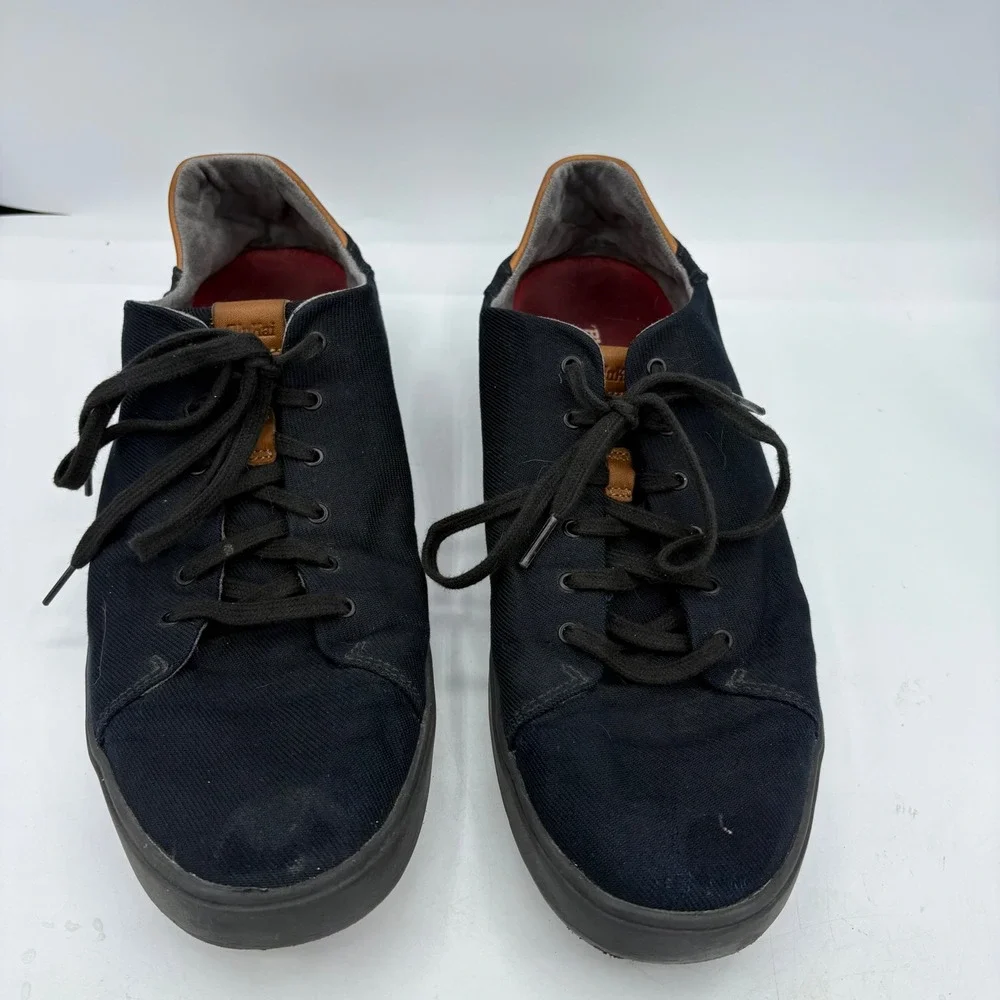 OluKai Lae'ahi‎ Li Shoes Mens Size 13 Black Textile Lace Casual Comfort Sneakers